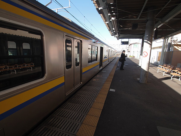 JR内房線の館山駅