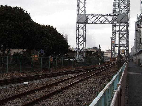 浮島線の線路